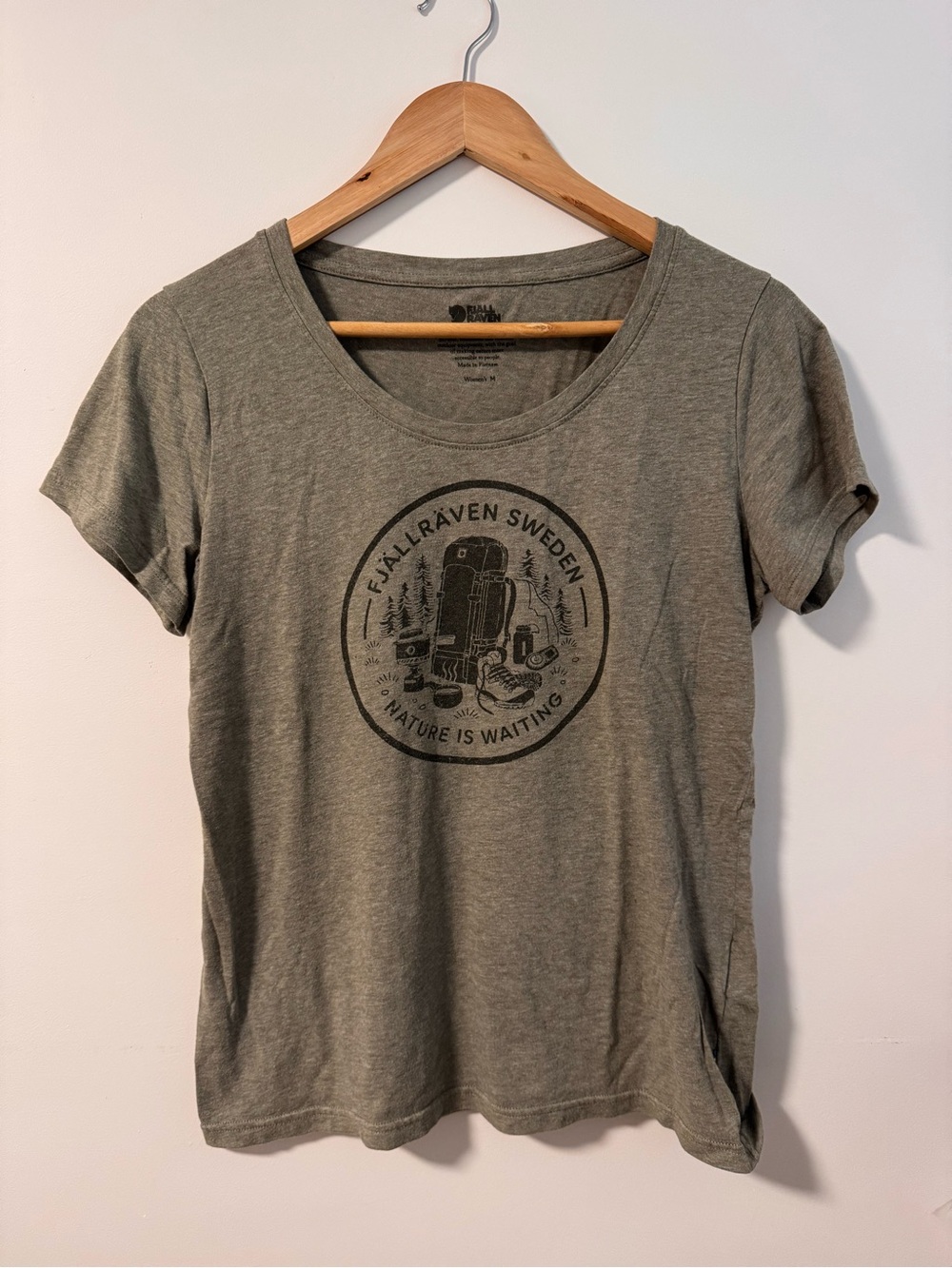 Fjallraven | Olive Green Short-Sleeve Graphic Tee